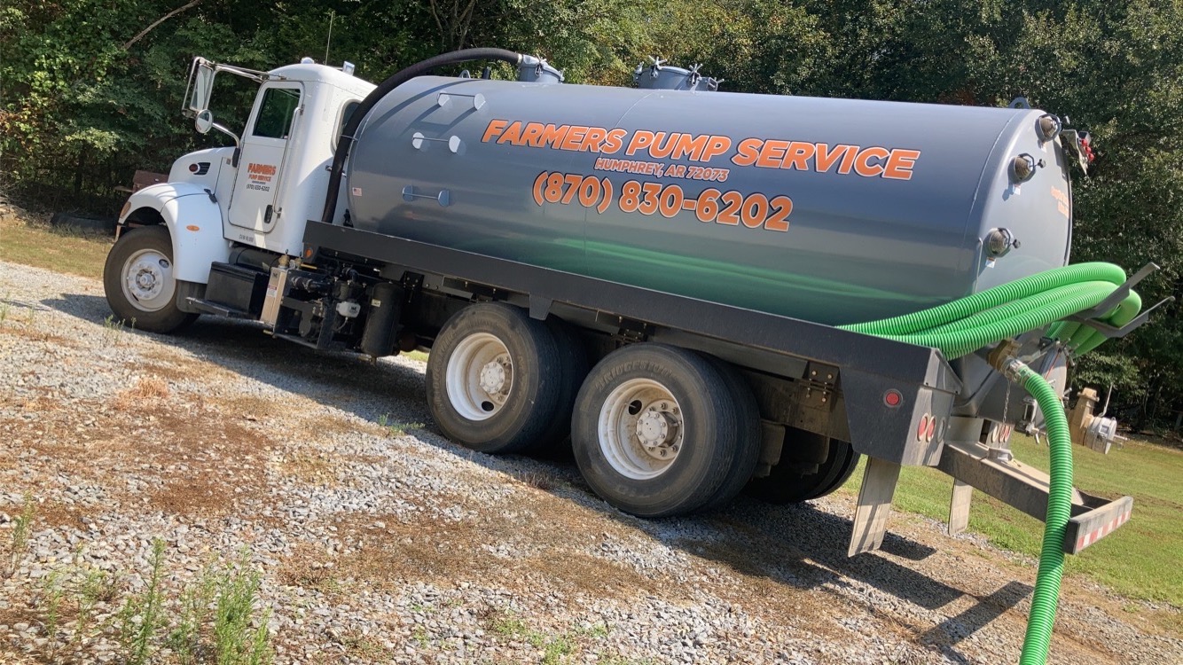 Farmer's Pump Service Septic Service in Southeastern Arkansas